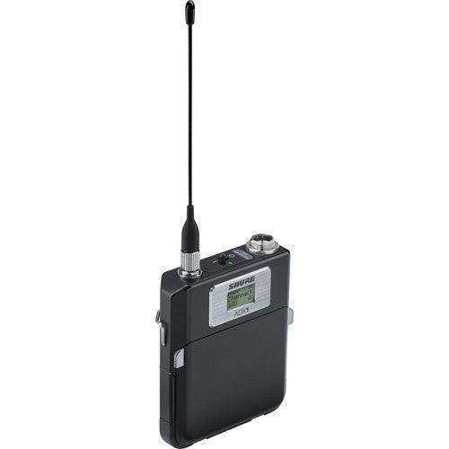 Shure ADX1TA=-G57 Digital Wireless Bodypack Transmitter with TA4M (G57: 470 to 608 MHz) (TAA-Compliant) Microphones Shure
