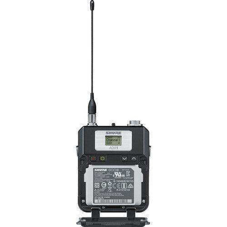 Shure ADX1TA=-X55 Digital Wireless Bodypack Transmitter with TA4M (X55: 941 to 960 MHz) (TAA-Compliant) Microphones Shure