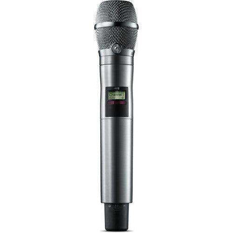 Shure ADX2FD/K11N Digital Handheld Wireless Microphone Transmitter with KSM11N Capsule (G57: 470 to 616 MHz, Nickel) - ADX2FD/K11N=-G57 Microphones Shure