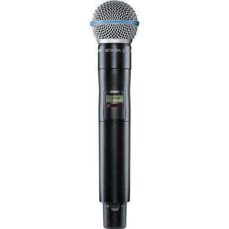 Shure ADX2FDTA/B58=-G57 Digital Handheld Wireless Microphone Transmitter with Beta 58A Capsule (G57: 470 to 616 MHz) (TAA-Compliant) Microphones Shure