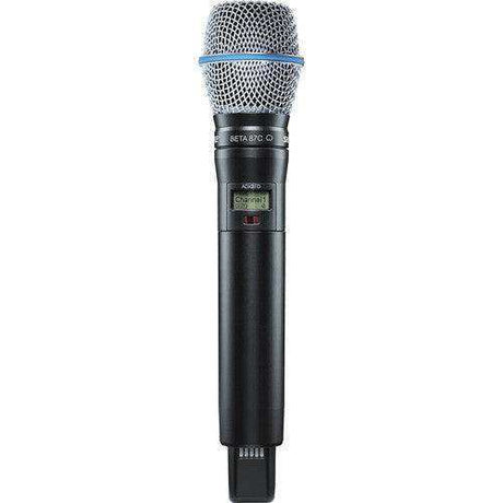 Shure ADX2FDTA/B87C=-G57 Digital Handheld Wireless Microphone Transmitter with Beta 87C Capsule (G57: 470 to 616 MHz) (TAA-Compliant) Microphones Shure