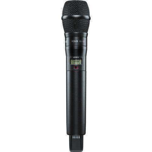 Shure ADX2FDTA/K9B=-G57 Digital Handheld Wireless Microphone Transmitter with KSM9 Capsule (G57: 470 to 616 MHz, Black) (TAA-Compliant) Microphones Shure