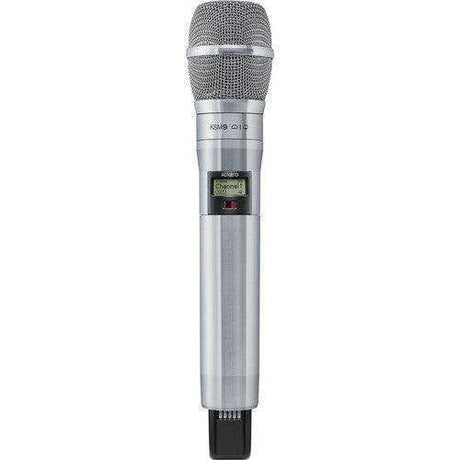 Shure ADX2FDTA/K9N=-G57 Digital Handheld Wireless Microphone Transmitter with KSM9 Capsule (G57: 470 to 616 MHz, Nickel) (TAA-Compliant) Microphones Shure