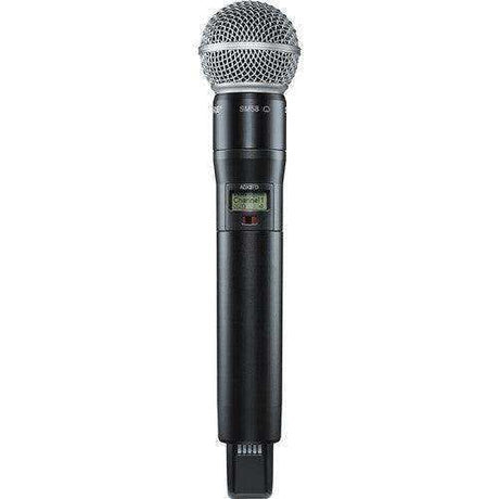 Shure ADX2FDTA/SM58=-X55 Digital Handheld Wireless Microphone Transmitter with SM58 Capsule (X55: 941 to 960 MHz) (TAA-Compliant) Microphones Shure