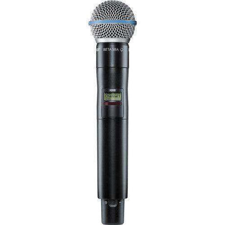 Shure ADX2TA/B58=-G57 Digital Handheld Wireless Microphone Transmitter with Beta 58A Capsule (G57: 470 to 616 MHz) (TAA-Compliant) Microphones Shure