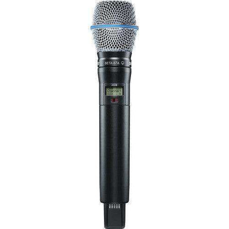 Shure ADX2TA/B87A=-X55 Digital Handheld Wireless Microphone Transmitter with Beta 87A Capsule (X55: 941 to 960 MHz) (TAA-Compliant) Microphones Shure