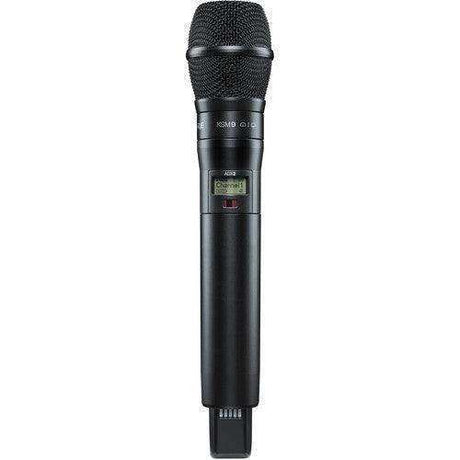 Shure ADX2TA/K9B=-X55 Digital Handheld Wireless Microphone Transmitter with KSM9 Capsule (X55: 941 to 960 MHz, Black) (TAA-Compliant) Microphones Shure