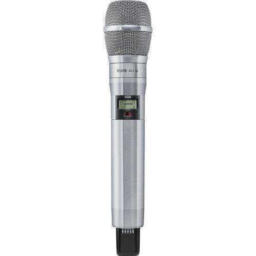 Shure ADX2TA/K9N=-G57 Digital Handheld Wireless Microphone Transmitter with KSM9 Capsule (G57: 470 to 616 MHz, Nickel) (TAA-Compliant) Microphones Shure