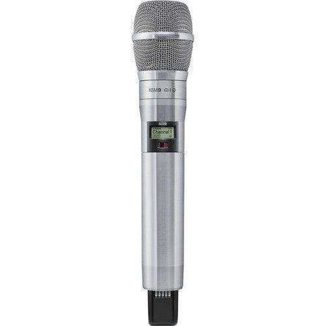 Shure ADX2TA/K9N=-G57 Digital Handheld Wireless Microphone Transmitter with KSM9 Capsule (G57: 470 to 616 MHz, Nickel) (TAA-Compliant) Microphones Shure