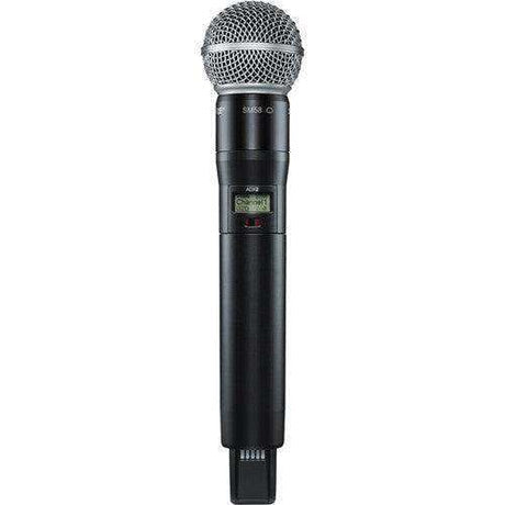 Shure ADX2TA/SM58=-K54 Digital Handheld Wireless Microphone Transmitter with SM58 Capsule (K54: 606 to 663 MHz) (TAA-Compliant) Microphones Shure
