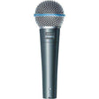 Shure BETA 58A-TA Handheld Supercardioid Dynamic Microphone (TAA-Compliant) Microphones Shure