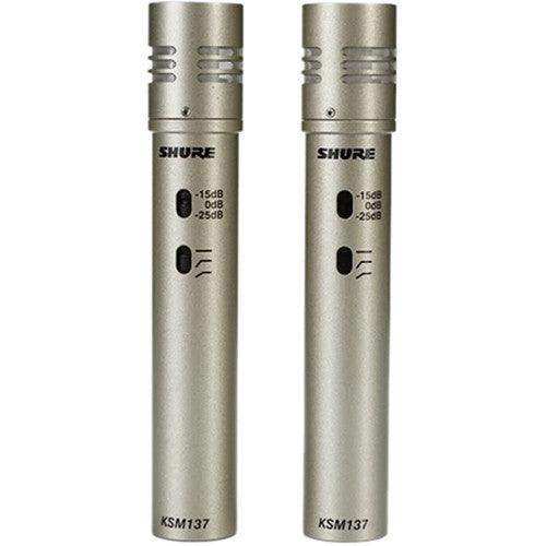 Shure KSM137 STEREO-TA Cardioid Microphone (Stereo Pair) (TAA-Compliant) Microphones Shure