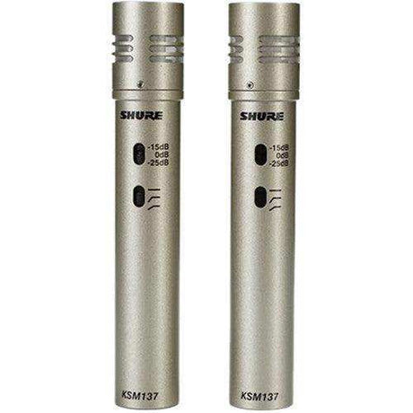 Shure KSM137 STEREO-TA Cardioid Microphone (Stereo Pair) (TAA-Compliant) Microphones Shure