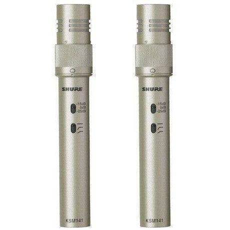 Shure KSM141 STEREO-TA Condenser Microphone (Stereo Pair) (TAA-Compliant) Microphones Shure