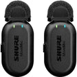 Shure MV-TWO-Z7 MoveMic Two 2-Person Clip-On Wireless Microphone System for Mobile Devices Microphones Shure