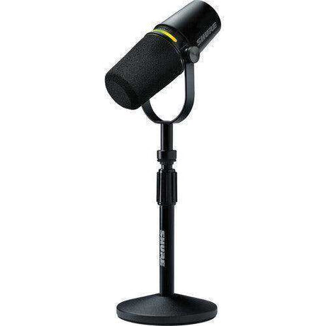 Shure MV7+-K-BNDL Podcast XLR/USB Microphone Bundle with Gator Desktop Stand (Black) Microphones Shure