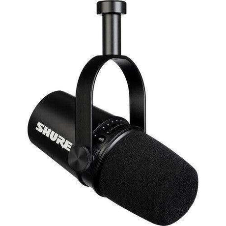 Shure MV7+-K Podcast XLR/USB Microphone (Black) Microphones Shure