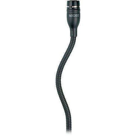Shure MX202B/S-TA Super-Cardioid Hanging Condenser Microphone (Black) (TAA-Compliant) Microphones Shure