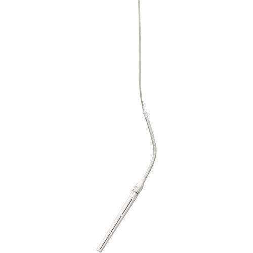 Shure MX202W-A/MS-TA Microflex Overhead Mini-Shotgun Microphone with Stand Mount Adapter and XLR Connector (White) (TAA-Compliant) Microphones Shure