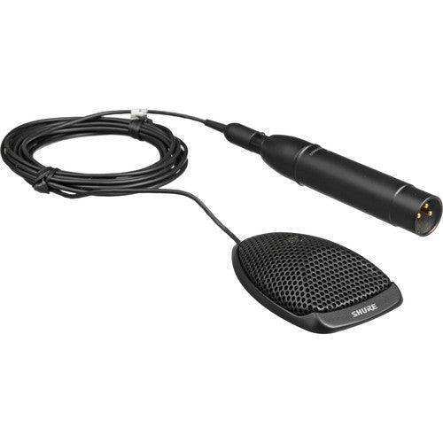 Shure MX391/O-TA Microflex Omnidirectional Boundary Microphone (Black) (TAA-Compliant) Microphones Shure