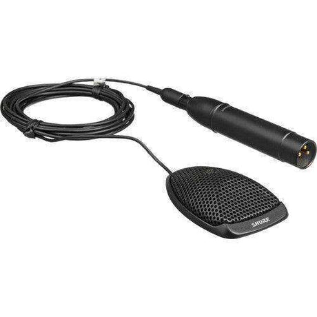 Shure MX391/O-TA Microflex Omnidirectional Boundary Microphone (Black) (TAA-Compliant) Microphones Shure