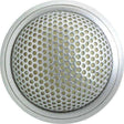 Shure MX395AL/BI-TA Microflex Low-Profile Figure-8 Boundary Microphone for Installs (Silver) (TAA-Compliant) Microphones Shure