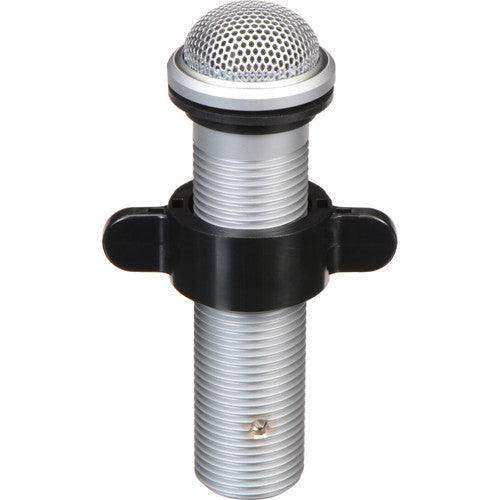 Shure MX395AL/O-TA Microflex Low-Profile Omnidirectional Boundary Microphone for Installs (Silver) (TAA-Compliant) Microphones Shure