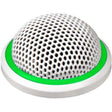 Shure MX395W/O-LED-TA Microflex Low-Profile Omnidirectional Boundary Microphone with Logic-Control LED for Installs (White) (TAA-Compliant) Microphones Shure