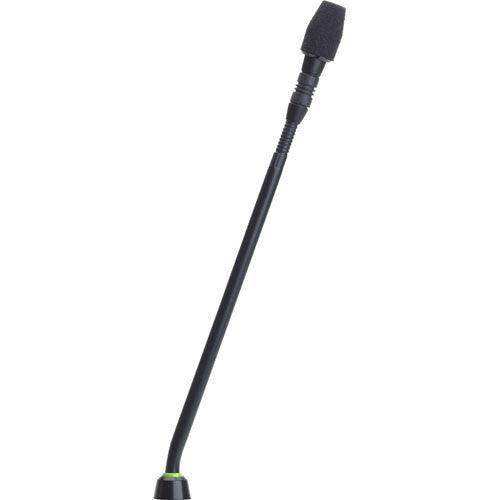 Shure MX410LP/N-TA 10" Gooseneck Mic with No Capsule, No Preamp, and Red LED Ring on Top (Black) (TAA-Compliant) Microphones Shure