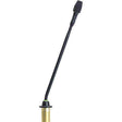 Shure MX410R/N-TA 10" Gooseneck Mic with No Capsule, Surface-Mount Preamp, and Red LED Ring on Top (Black) (TAA-Compliant) Microphones Shure