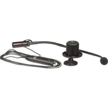 Shure MX412SE/S-TA 12" Super-Cardioid Gooseneck Microphone with Flange Mount and 10 foot Side Exit Cable (TAA-Compliant) Microphones Shure