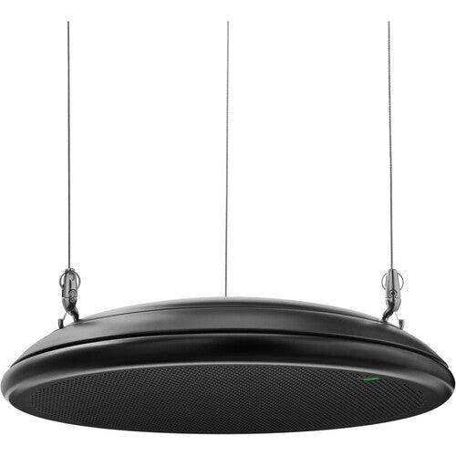 Shure MXA901B-R 13.5" Conferencing Ceiling Array Microphone (Black, Round) Audio Conferencing Shure