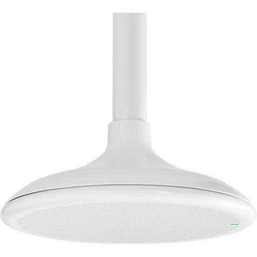 Shure MXA901W-R 13.5" Conferencing Ceiling Array Microphone (White, Round) Audio Conferencing Shure