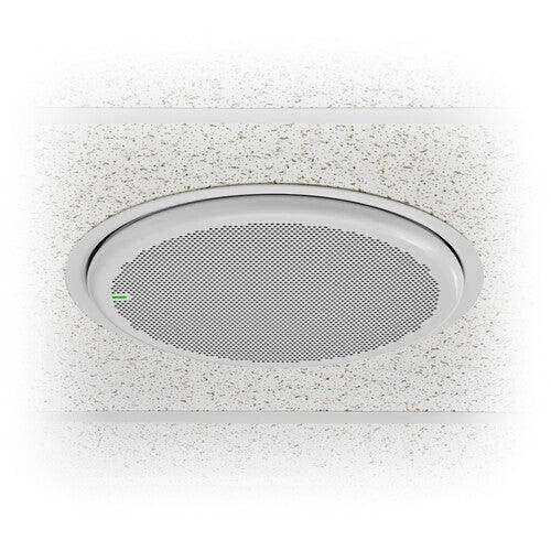 Shure MXA901W-R 13.5" Conferencing Ceiling Array Microphone (White, Round) Audio Conferencing Shure