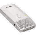Shure MXW neXt 2 MXW6XW/C=-Z10 Boundary Transmitter with Cardioid Mic Cartridge - 1920-1930Mhz (White) Microphones Shure