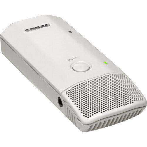 Shure MXW6WTA/O=-Z10 Omnidirectional Boundary Transmitter (White) (TAA-Compliant) Microphones Shure