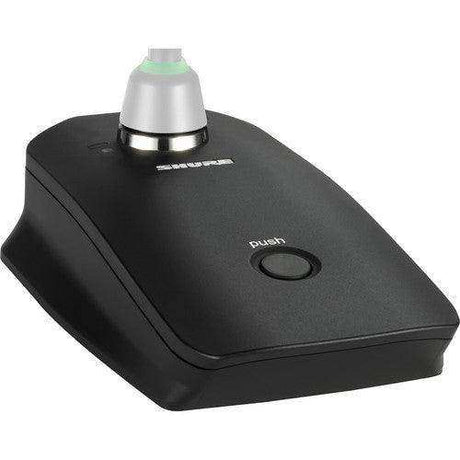 Shure MXW8TA=-Z10 Gooseneck Base Transmitter (Black) (TAA-Compliant) Microphones Shure