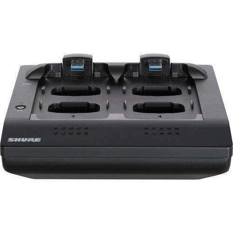 Shure MXWNCS4-TA 4-Port Networked Charging Station (TAA-Compliant) Microphones Shure
