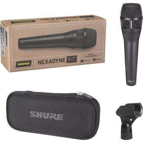 Shure NXN8/C Cardioid Revonic Handheld Vocal Microphone (Black) Microphones Shure