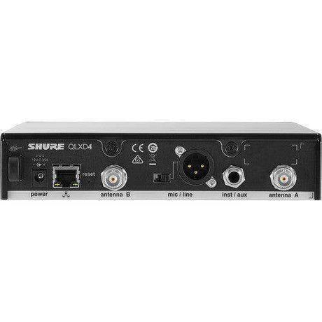 Shure QLXD4TA=-X52 Digital Wireless Receiver (X52: 902 to 928 MHz) (TAA-Compliant) Microphones Shure
