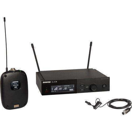 Shure SLXD14/UL4B Digital Wireless UniPlex Cardioid Lavalier Microphone System Microphones Shure