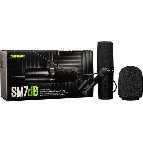 Shure SM7DB Vocal Microphone with Built-In Preamp Microphones Shure