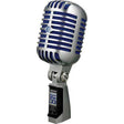 Shure Super 55 Supercardioid Dynamic Microphone (Chrome with Blue Foam) Microphones Shure