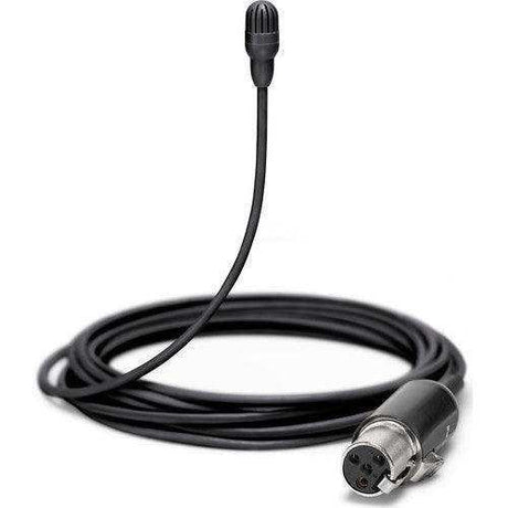 Shure TL46B/O-MTQG-TA Omnidirectional Lavalier Microphone (TA4F, Black) (TAA-Compliant) Microphones Shure