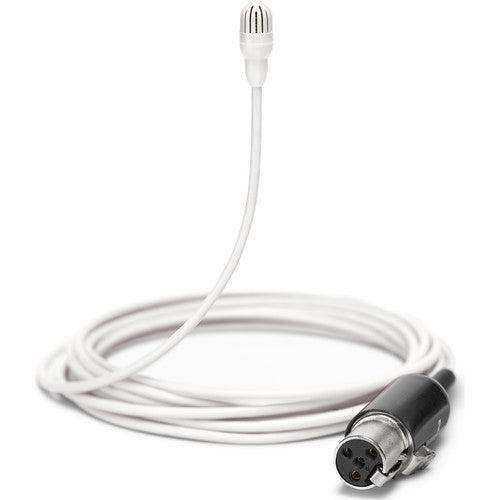 Shure TL46W/O-MTQG-TA Omnidirectional Lavalier Microphone (TA4F, White) (TAA-Compliant) Microphones Shure