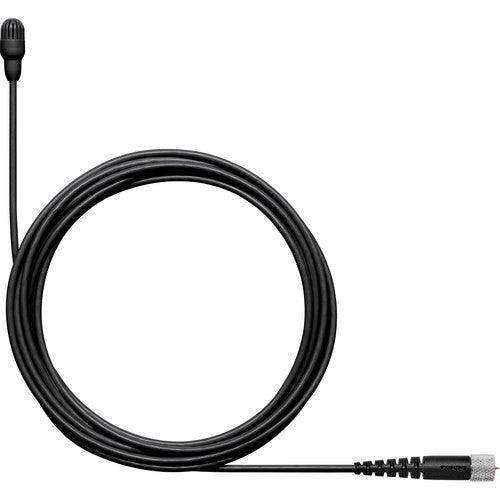 Shure TL47B/O-MTQG-A-TA Omnidirectional Lavalier Microphone with TA4F Connector and Accessories (Black) (TAA-Compliant) Microphones Shure