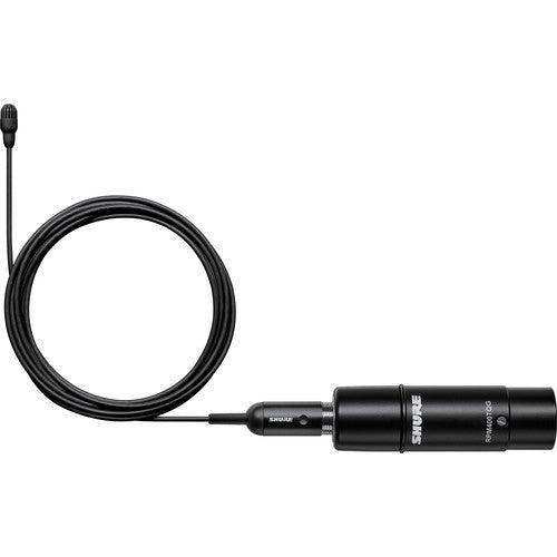 Shure TL47B/O-XLR-A-TA Omnidirectional Lavalier Microphone with XLR Connector and Accessories (Black) (TAA-Compliant) Microphones Shure