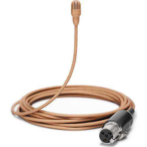Shure TL47C/O-MTQG-A-TA Omnidirectional Lavalier Microphone with TA4F Connector and Accessories (Cocoa) (TAA-Compliant) Microphones Shure