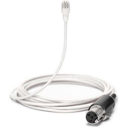 Shure TL47W/O-MTQG-A-TA Omnidirectional Lavalier Microphone with TA4F Connector and Accessories (White) (TAA-Compliant) Microphones Shure