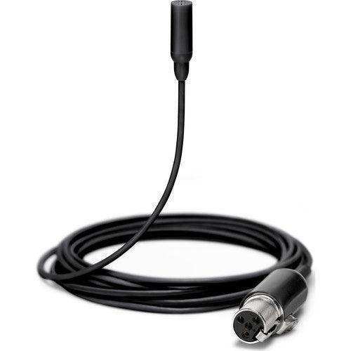 Shure TL48B/O-MTQG-A-TA Omnidirectional Lavalier Microphone (TA4F, Black) (TAA-Compliant) Microphones Shure